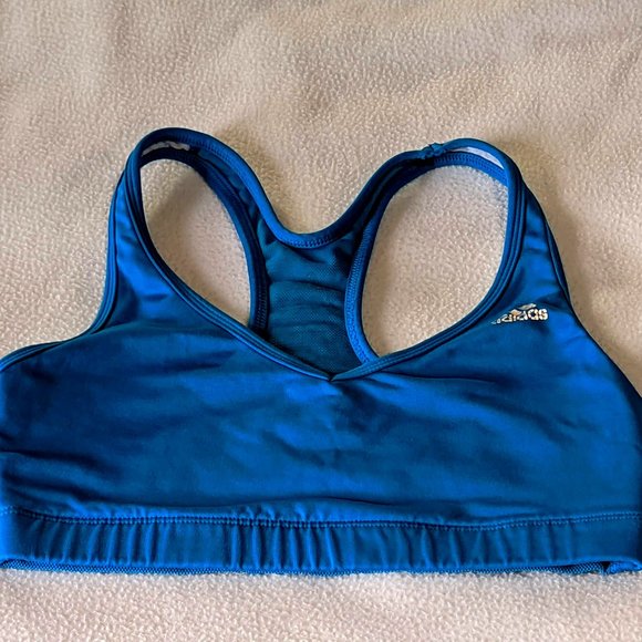 adidas Tops 3 Adidas Womens Medium Clima Cool Blue Color Sports Bra